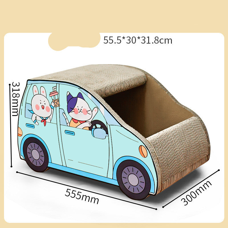 Cat Car Shaped Scratching Board