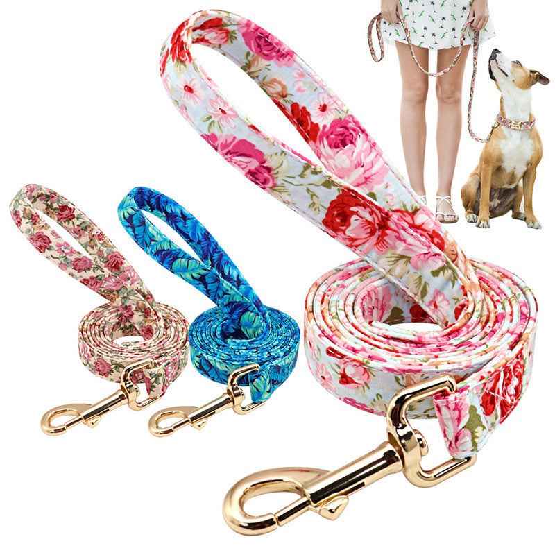 Floral Dog Leash