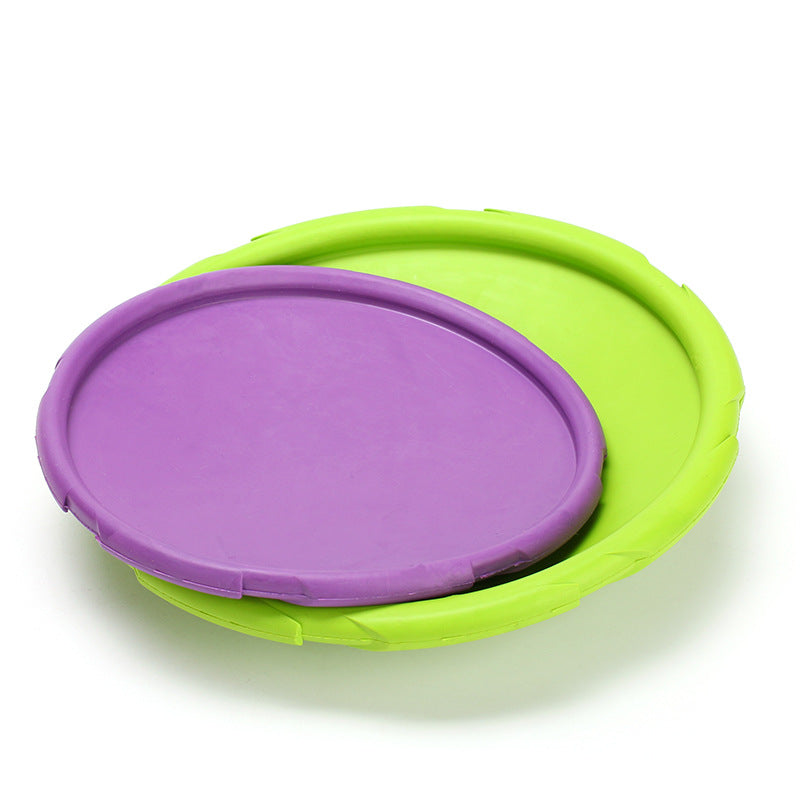 Dog Fetch Rubber Flying Disc