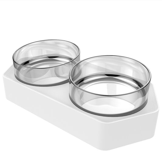 Hexagonal Inclined Pet Bowls