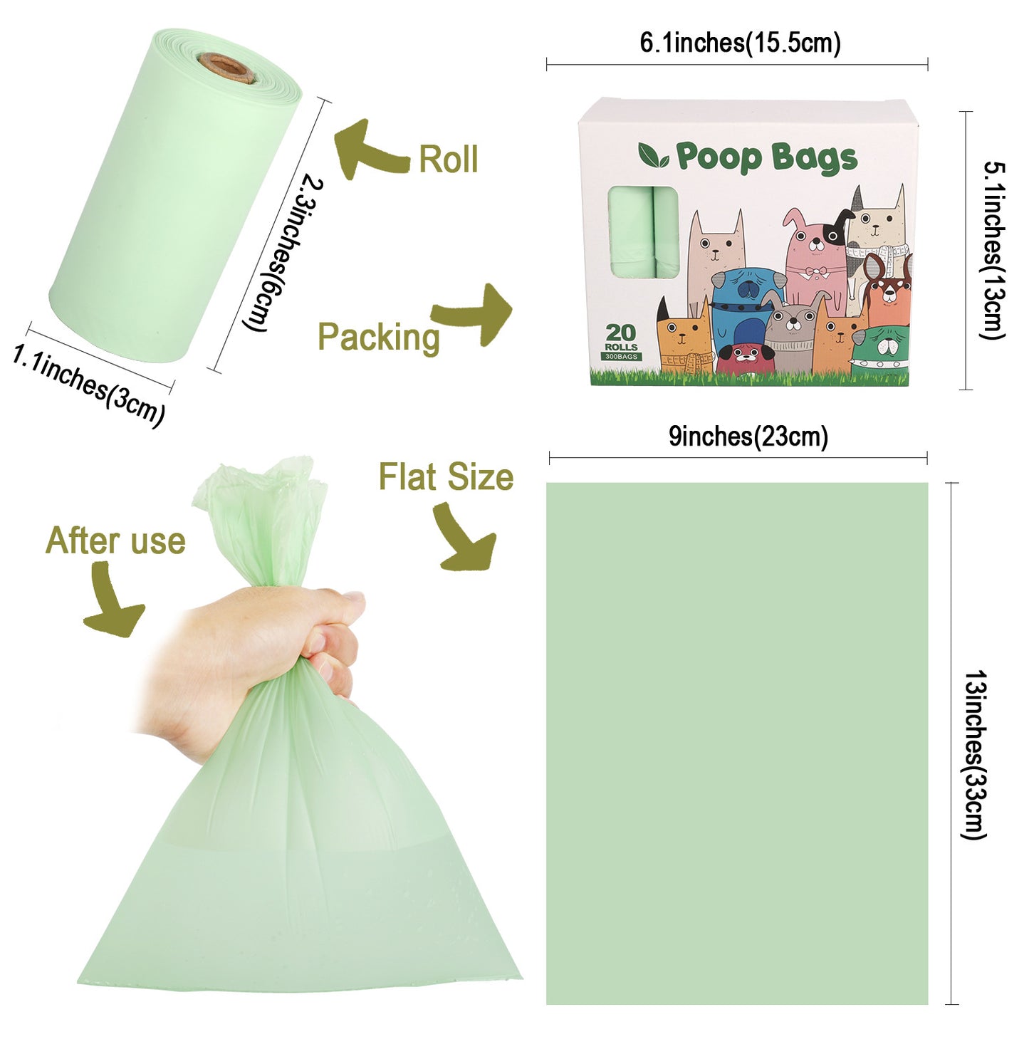 Ecological Poop Picking Bag