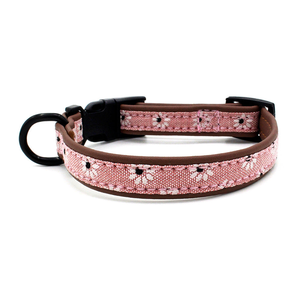 Flower Dog Collar