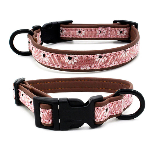 Flower Dog Collar