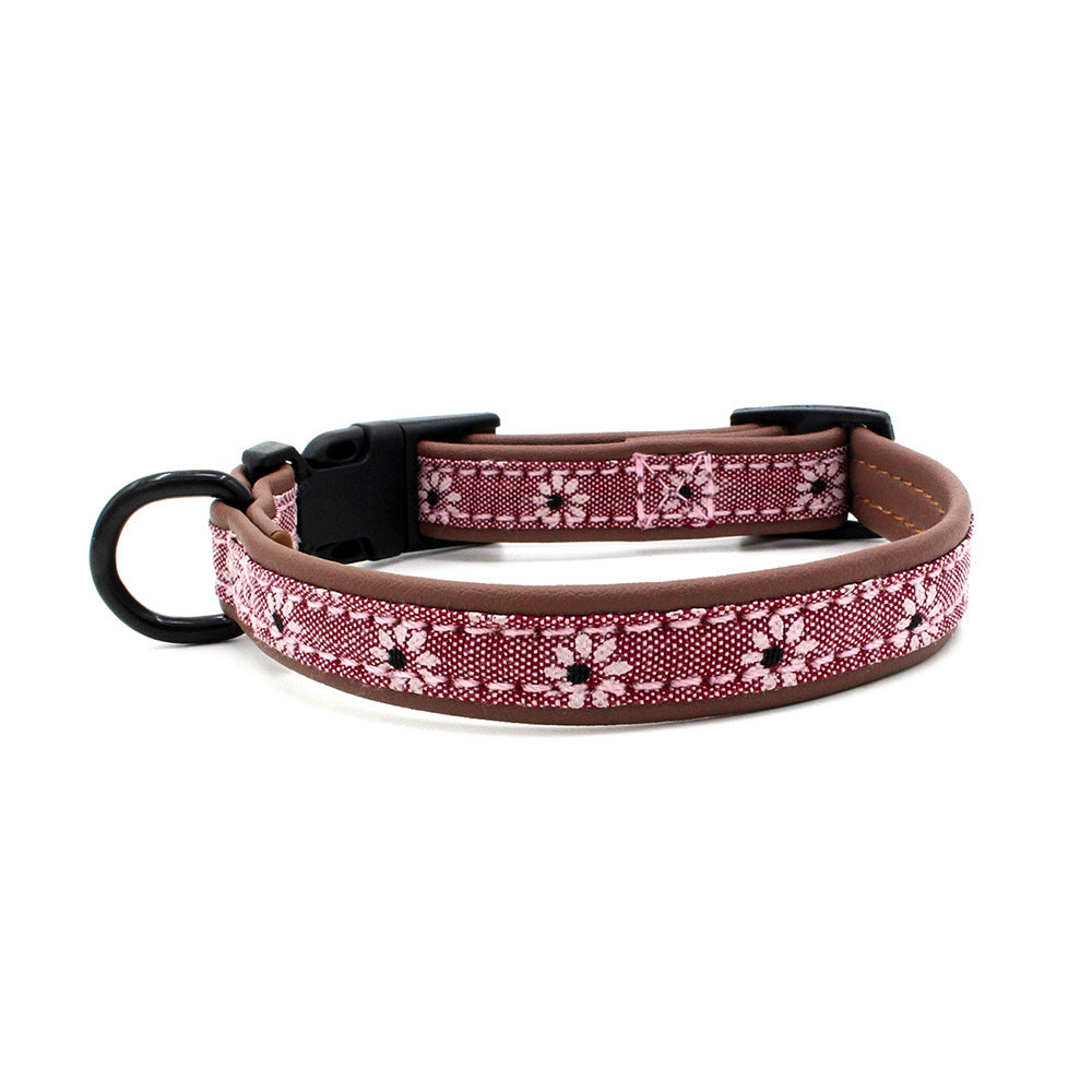 Flower Dog Collar