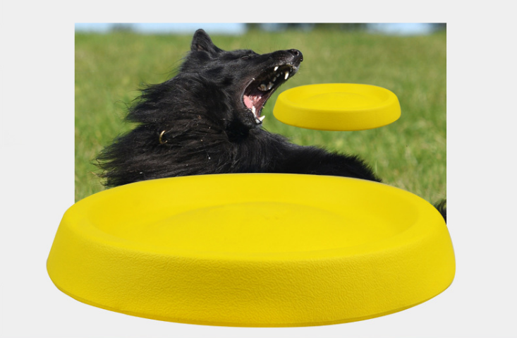 Dog Yellow Throwing Toy