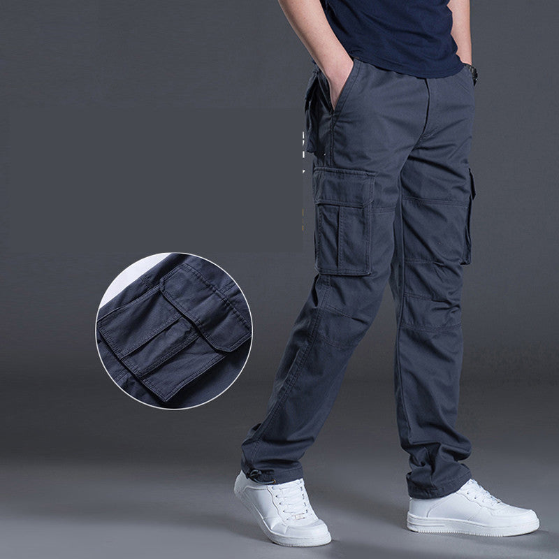 Multi-Pocket Work Pants