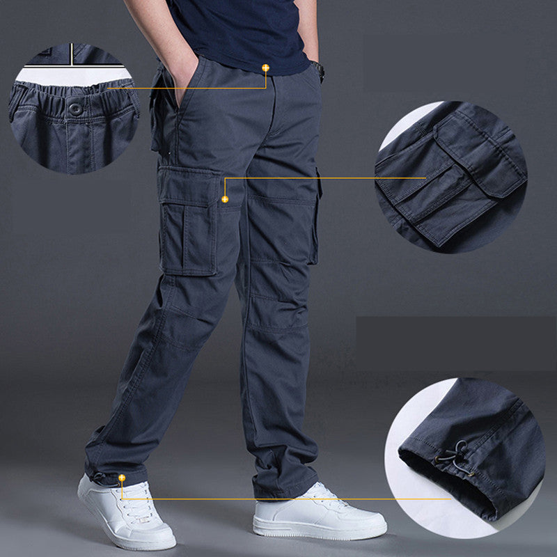 Multi-Pocket Work Pants