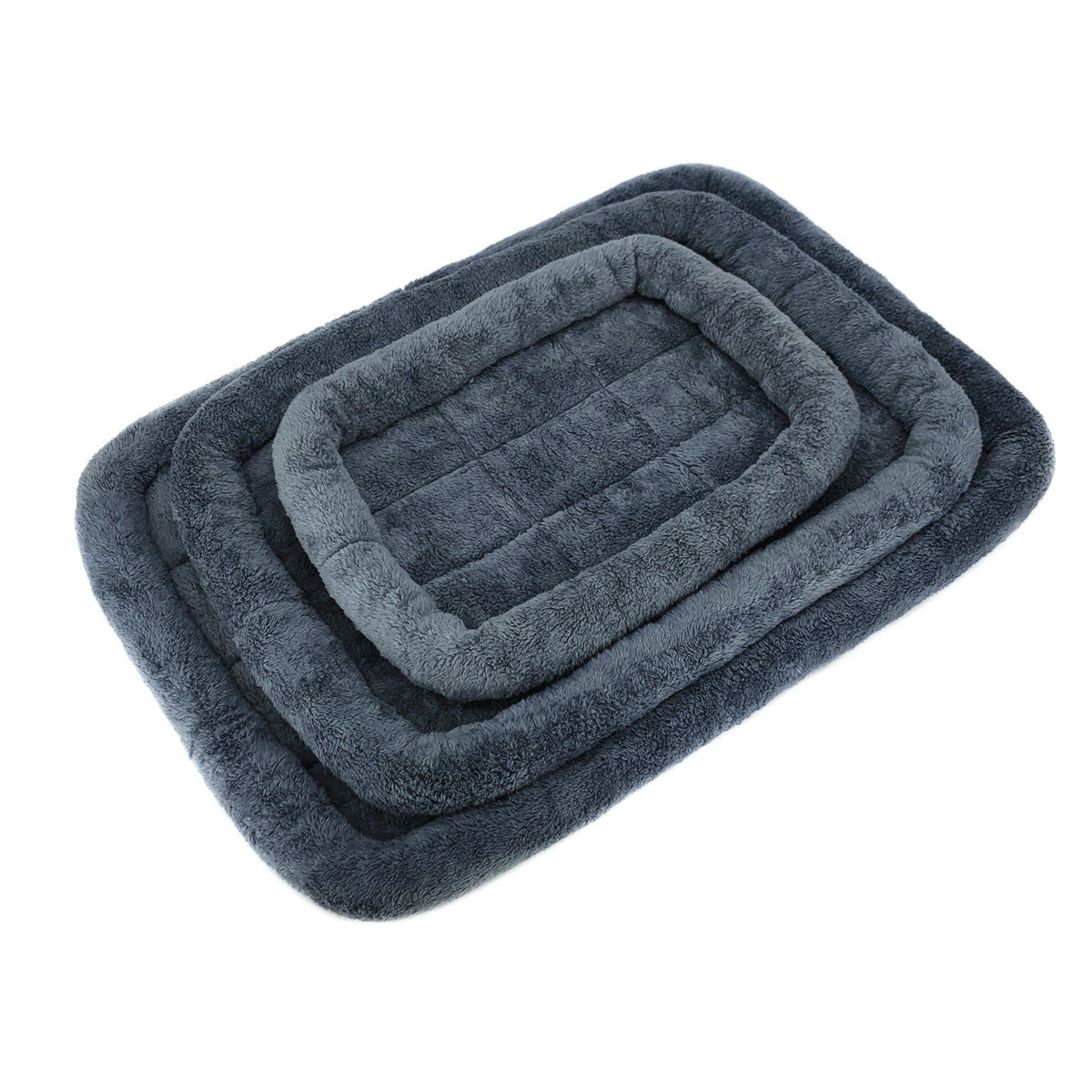 Animal Fluffy Gray Bed