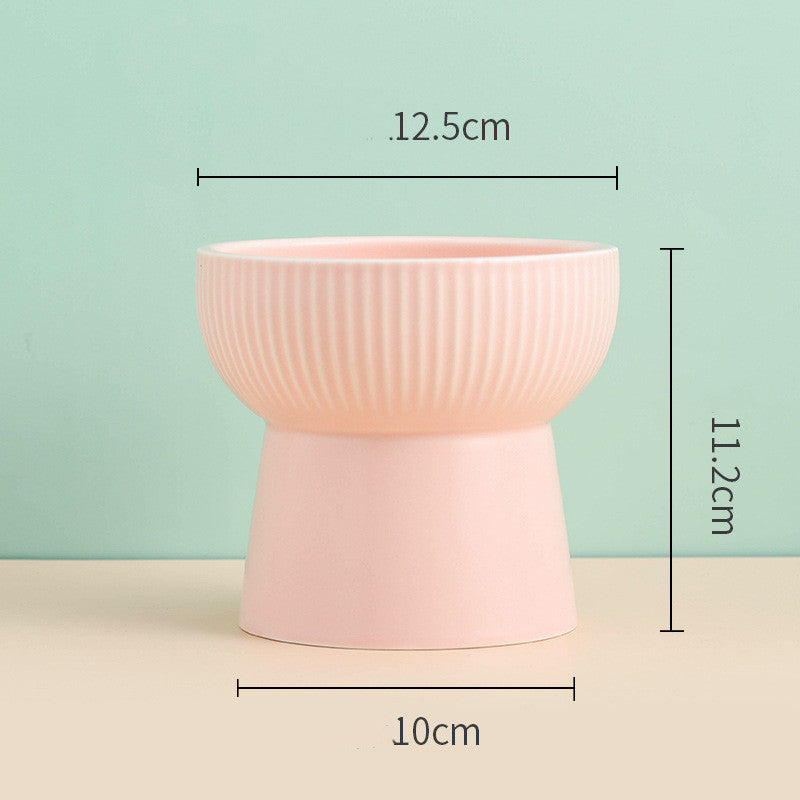 Classy Ceramic Pastel Pet Bowl