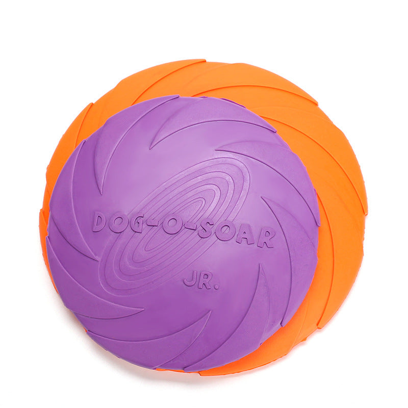 Dog Fetch Rubber Flying Disc