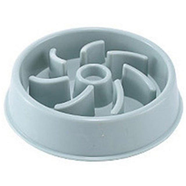 Pet Plastic Slow Feeder Bowl