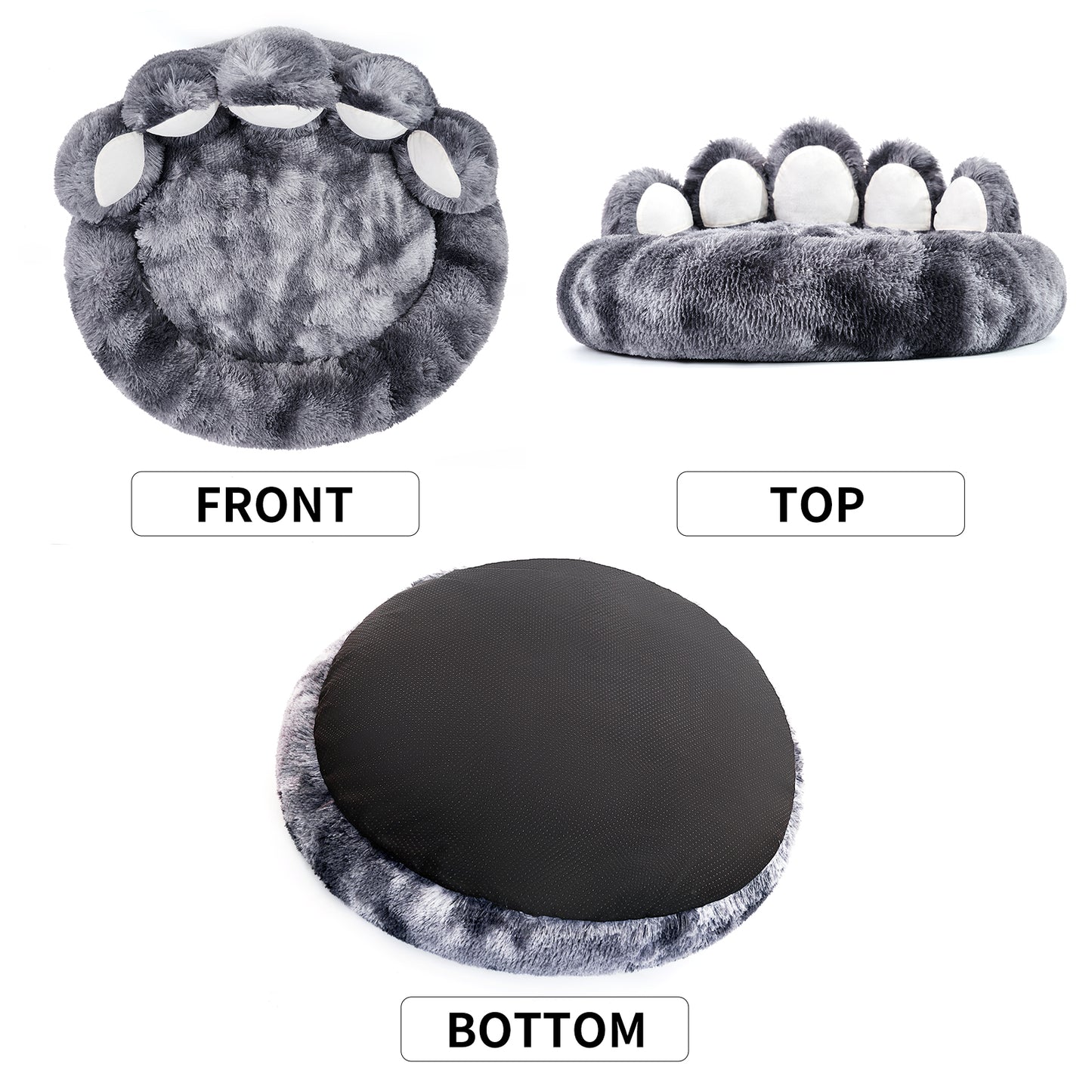 Cute Bear Paw Fluff Bed