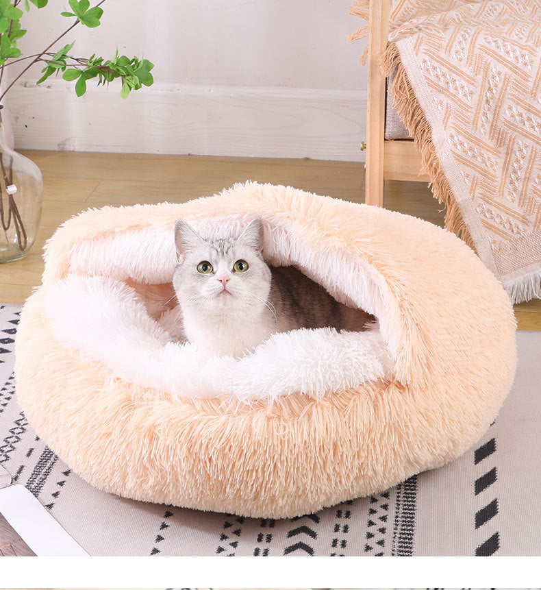 Deep Sleep Half-pack Plush Pet Bed