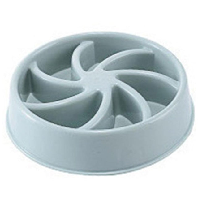 Pet Plastic Slow Feeder Bowl