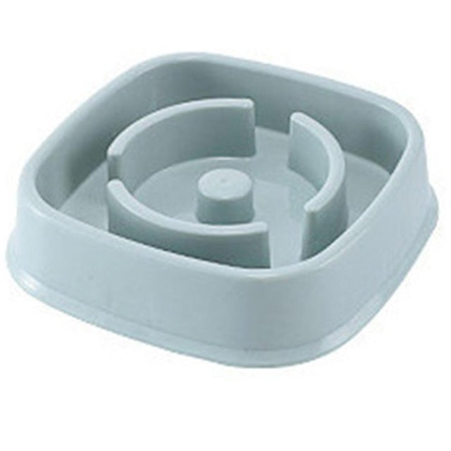 Pet Plastic Slow Feeder Bowl