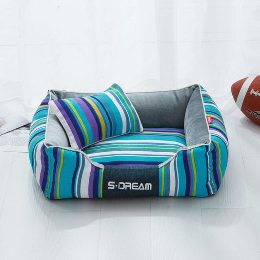 S-DREAM Stripe Pet Bed