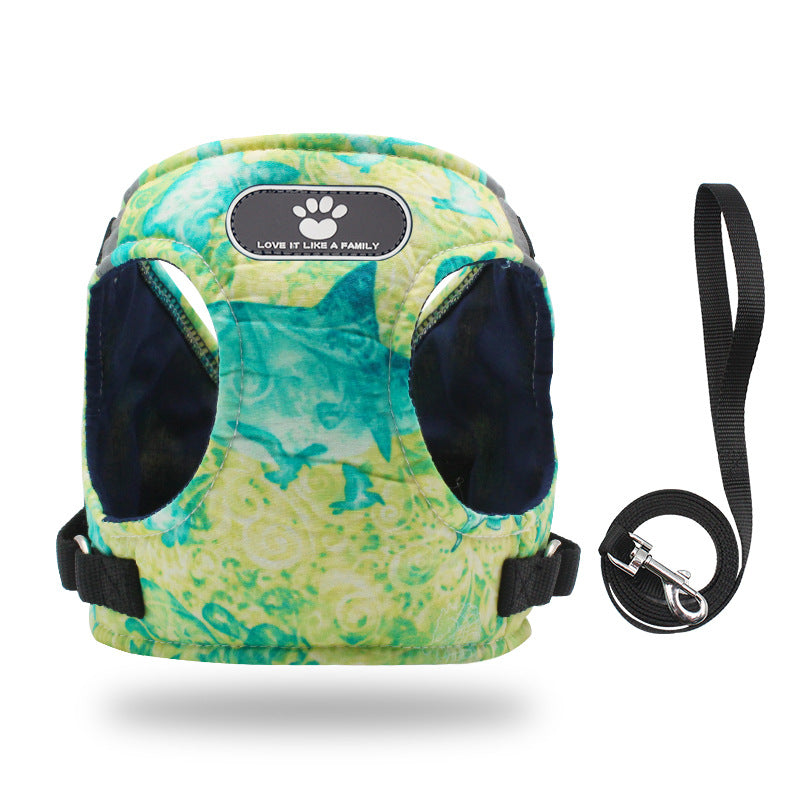 Ocean Printed Dog Vest