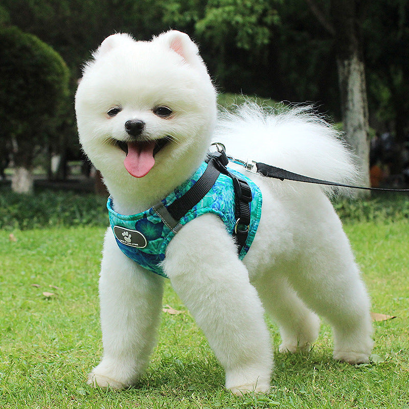 Ocean Printed Dog Vest