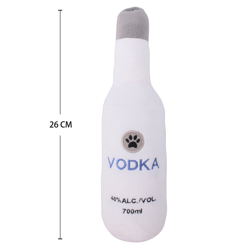 Pet Vocal Wine Bottle Toy