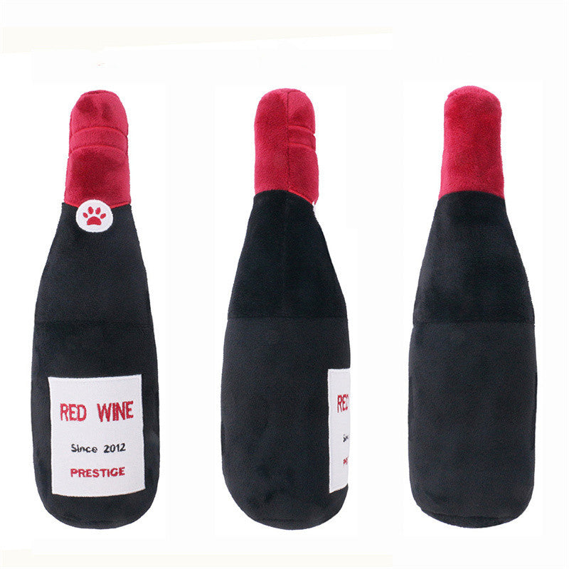 Pet Vocal Wine Bottle Toy