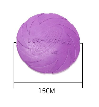 Dog Fetch Rubber Flying Disc