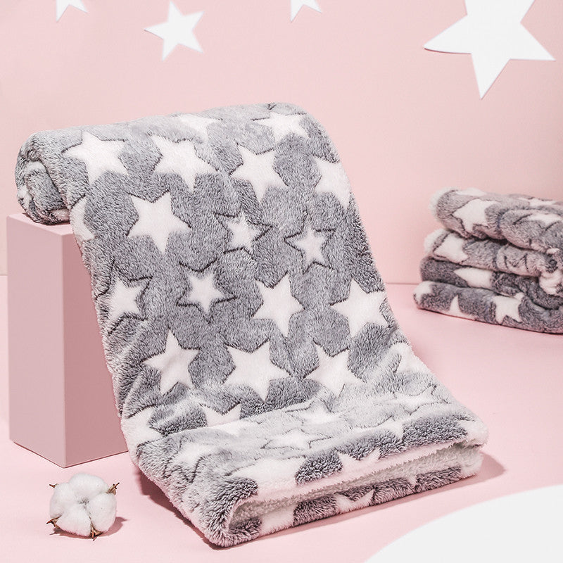 Cats Flannel Star Blanket