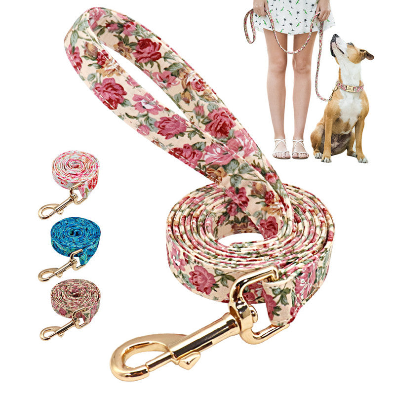 Floral Dog Leash