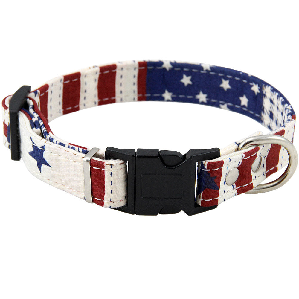 Pet Collar & Leash Set - USA/Jaguar