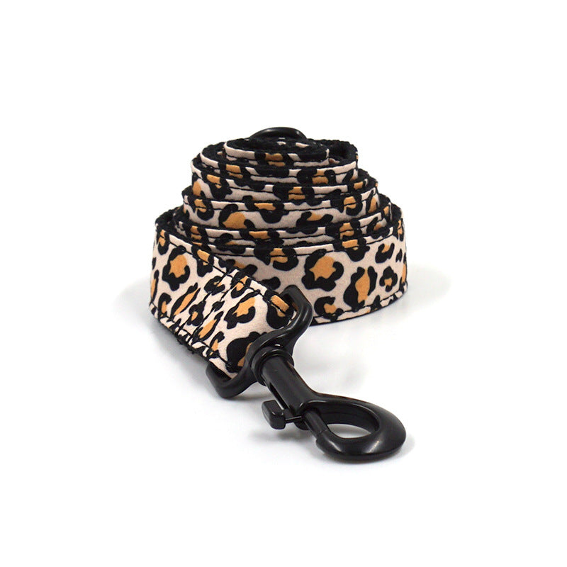 Dog Jaguar Collar & Leash Set