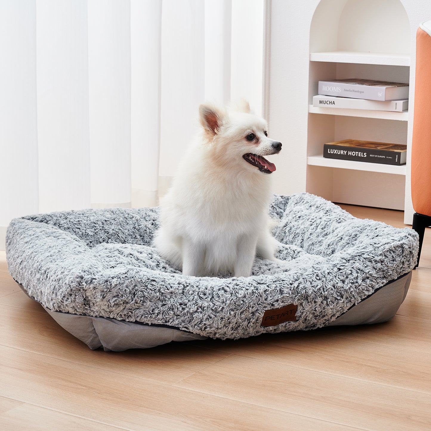 Pet Square Bed - Removable Cushion