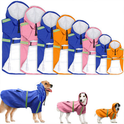 Dog Reflective Raincoat