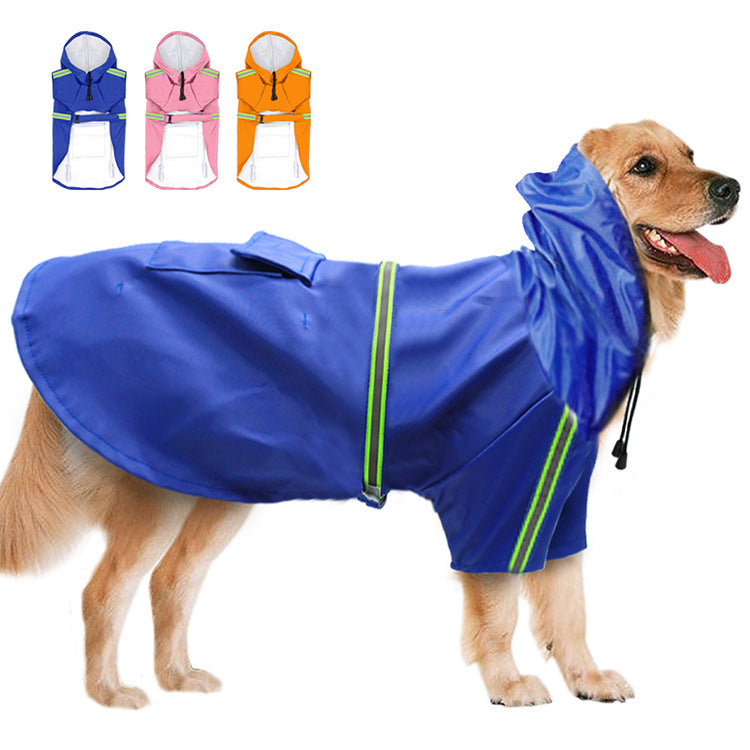 Dog Reflective Raincoat