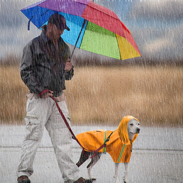 Dog Reflective Raincoat