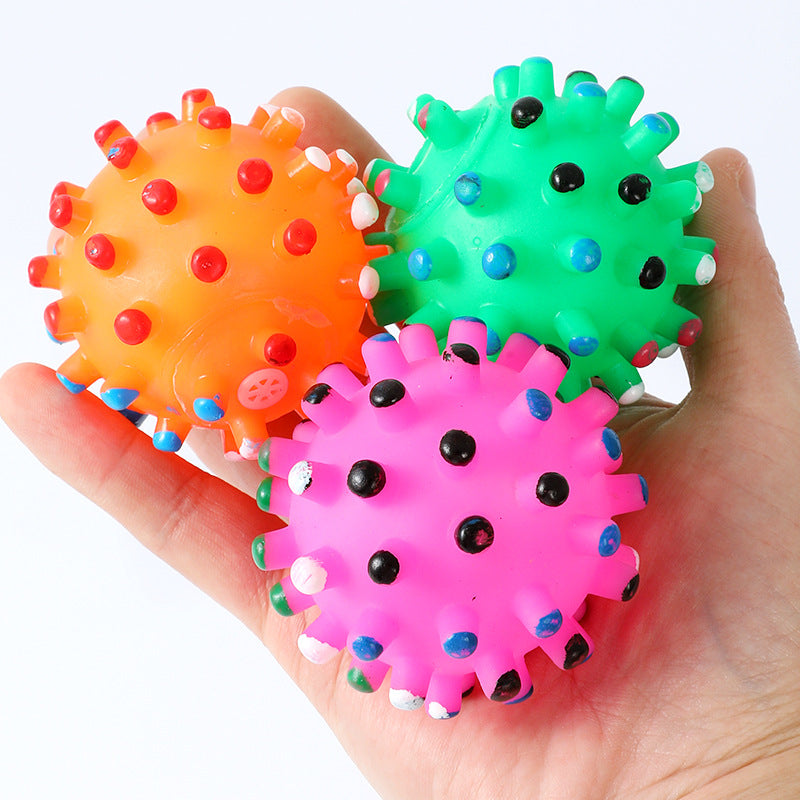 Spike Squeaky Toy Ball