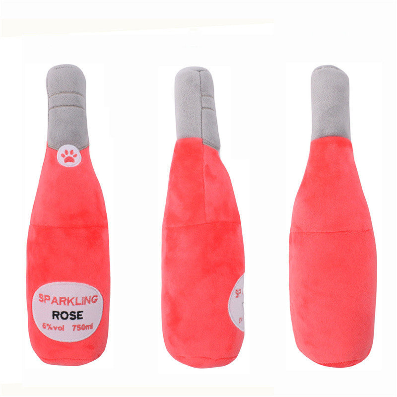 Pet Vocal Wine Bottle Toy