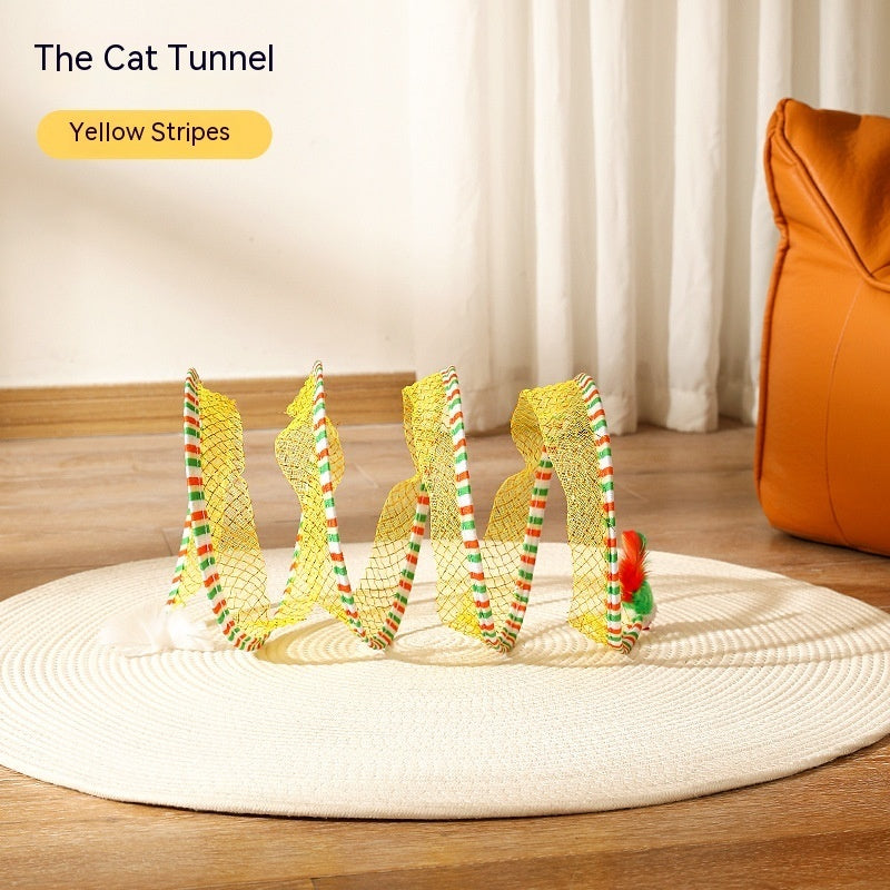 Foldable Cat Tunnel Toy