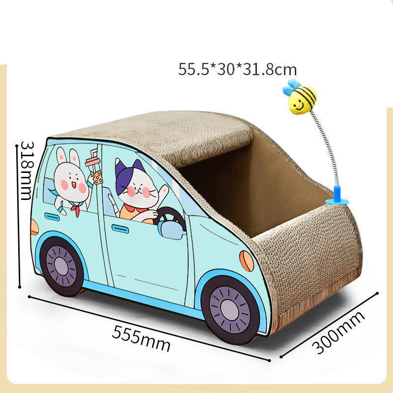 Cat Car Shaped Scratching Board