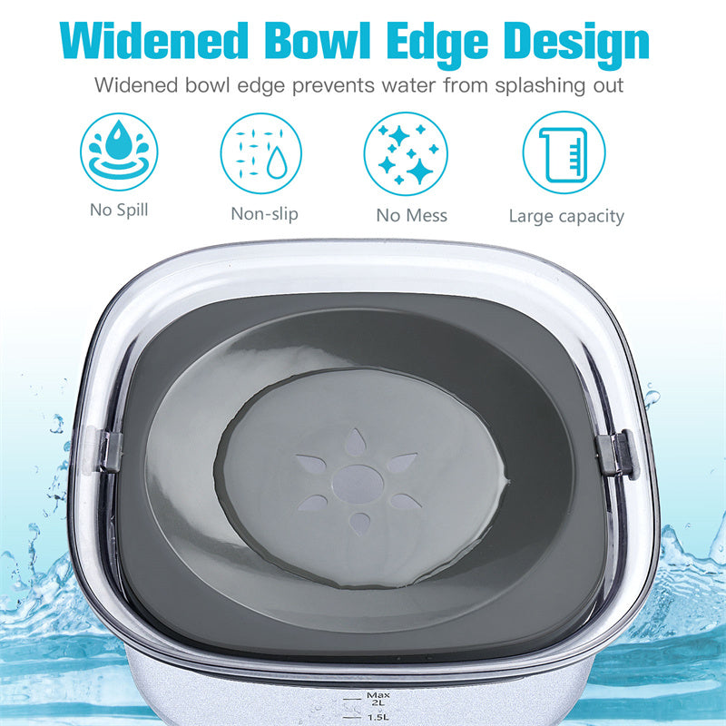 Spill Proof Pet Water Bowl