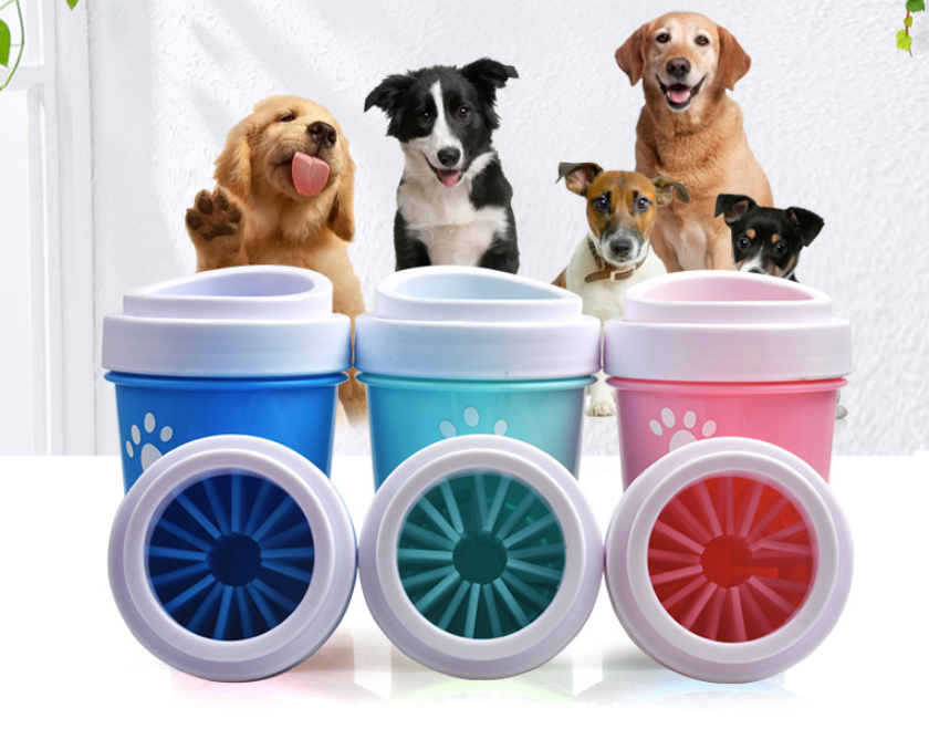 Pet Silicone foot washing cup