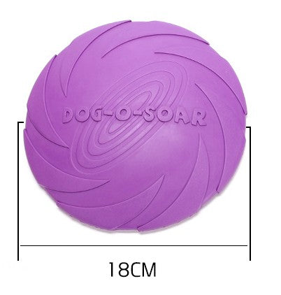 Dog Fetch Rubber Flying Disc