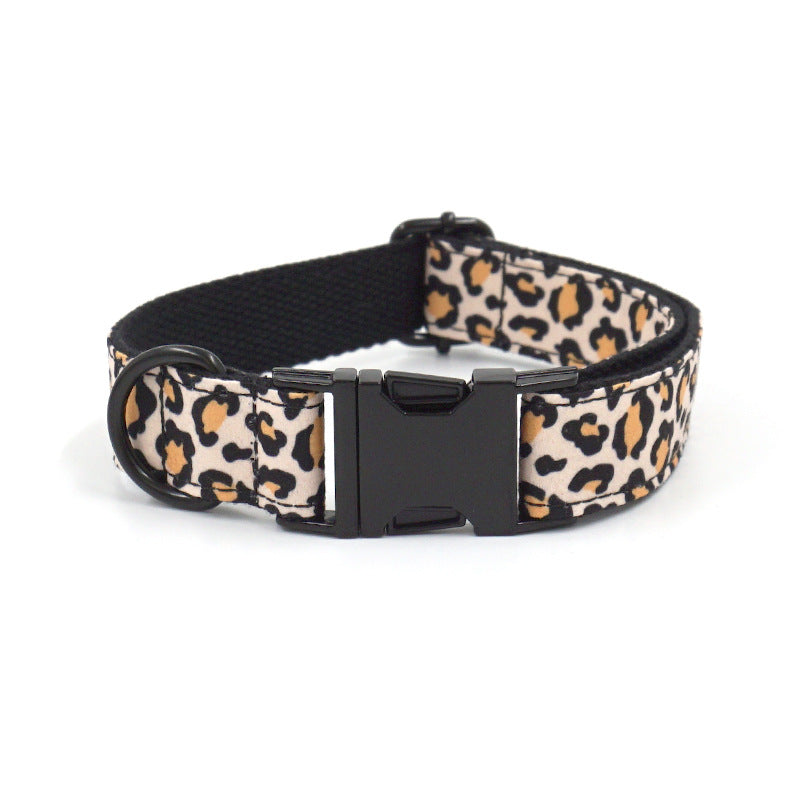 Dog Jaguar Collar & Leash Set