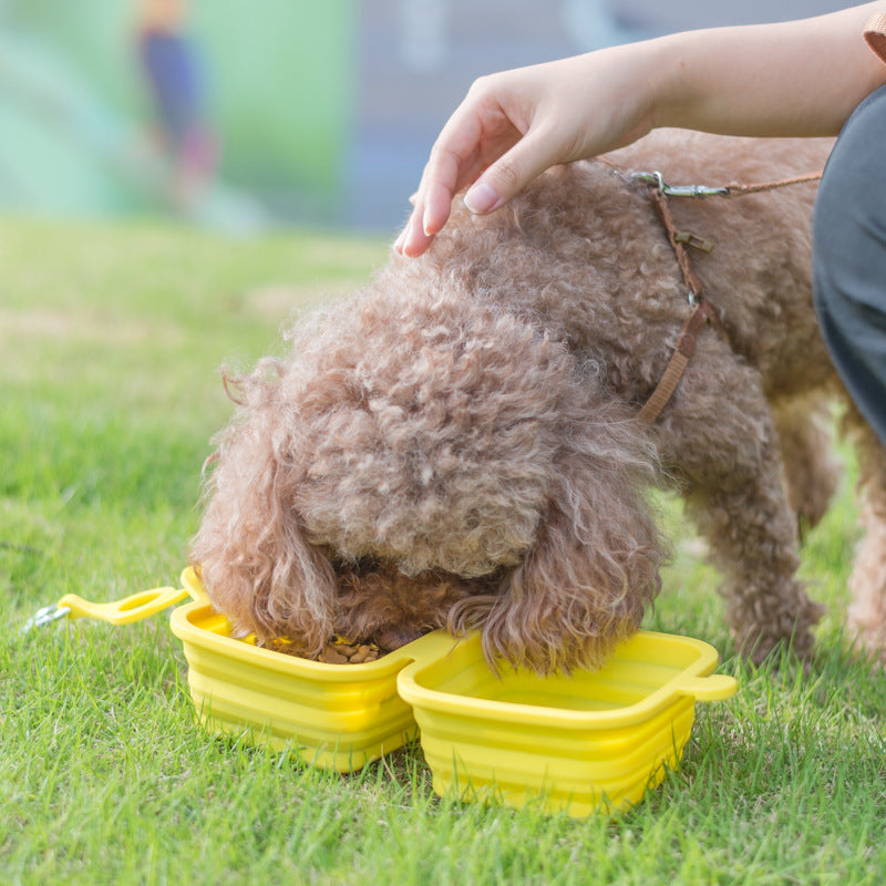 Pet Outdoor Foldable Silicone Bowls