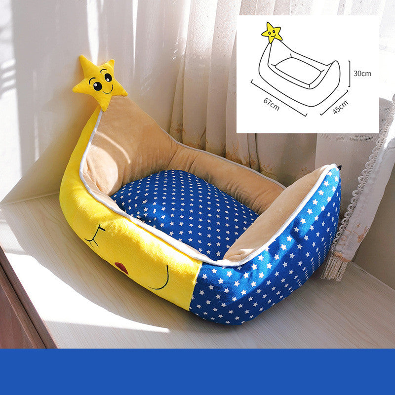 Moon Boat Pet Bed