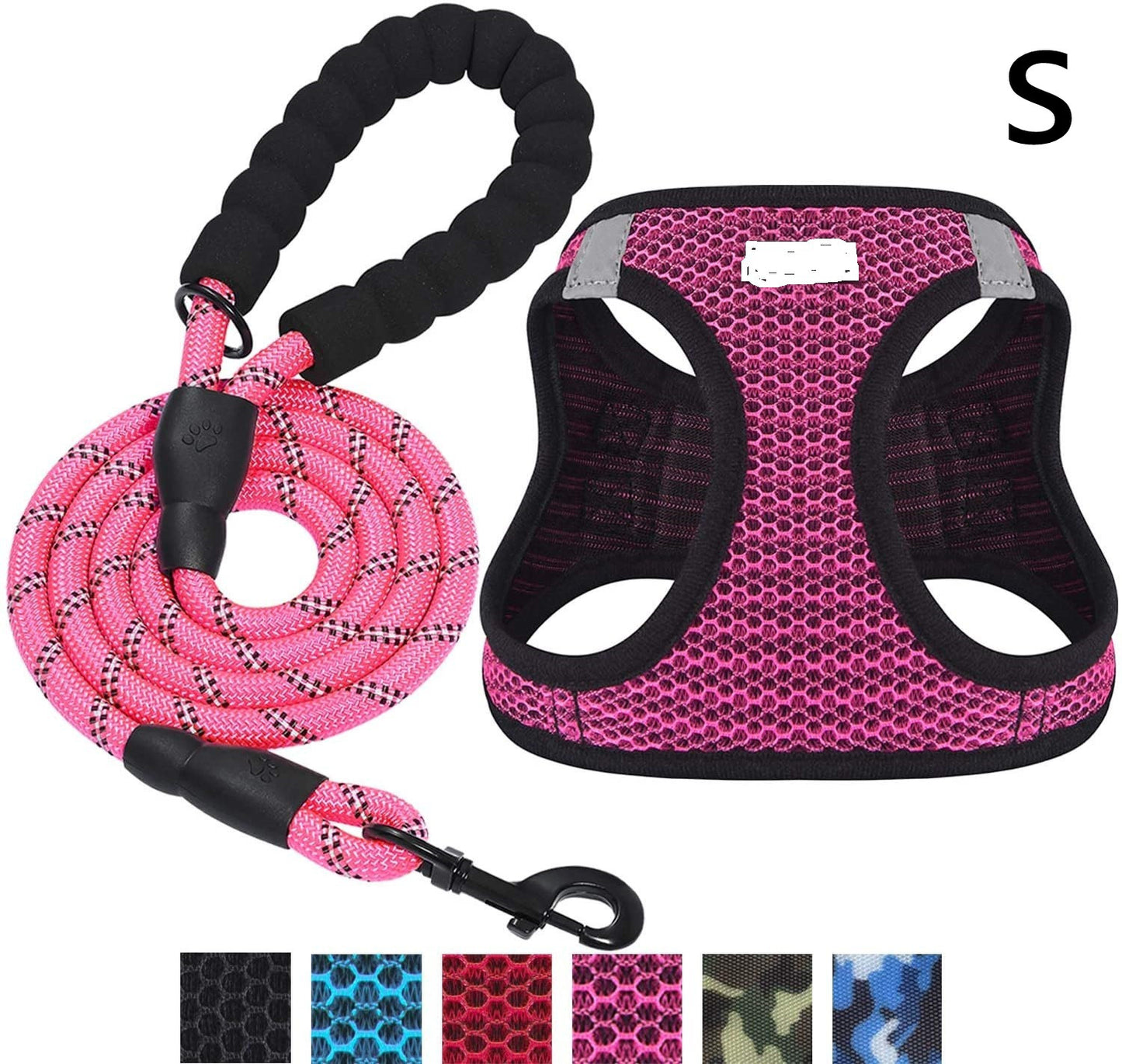 Reflective Pet Harness and Lesh