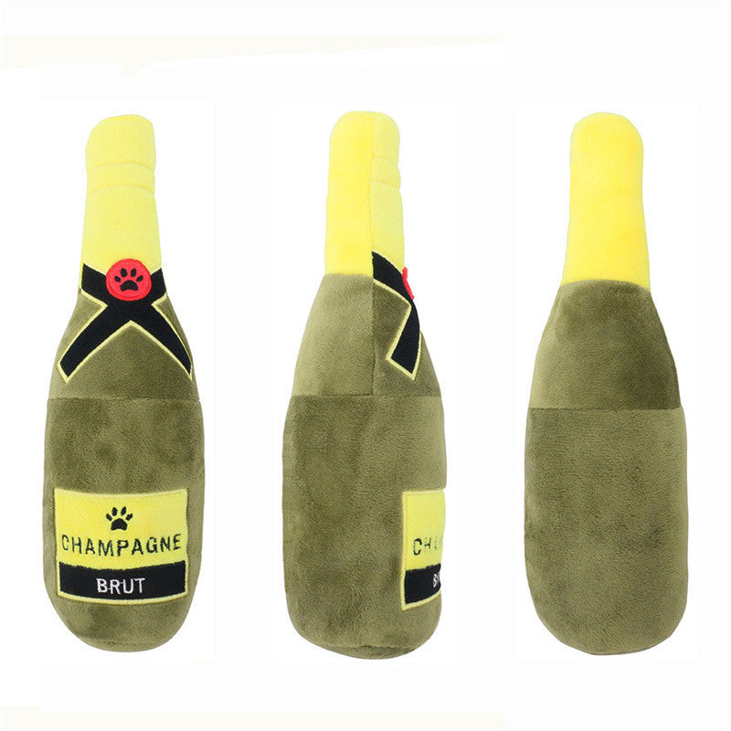 Pet Vocal Wine Bottle Toy