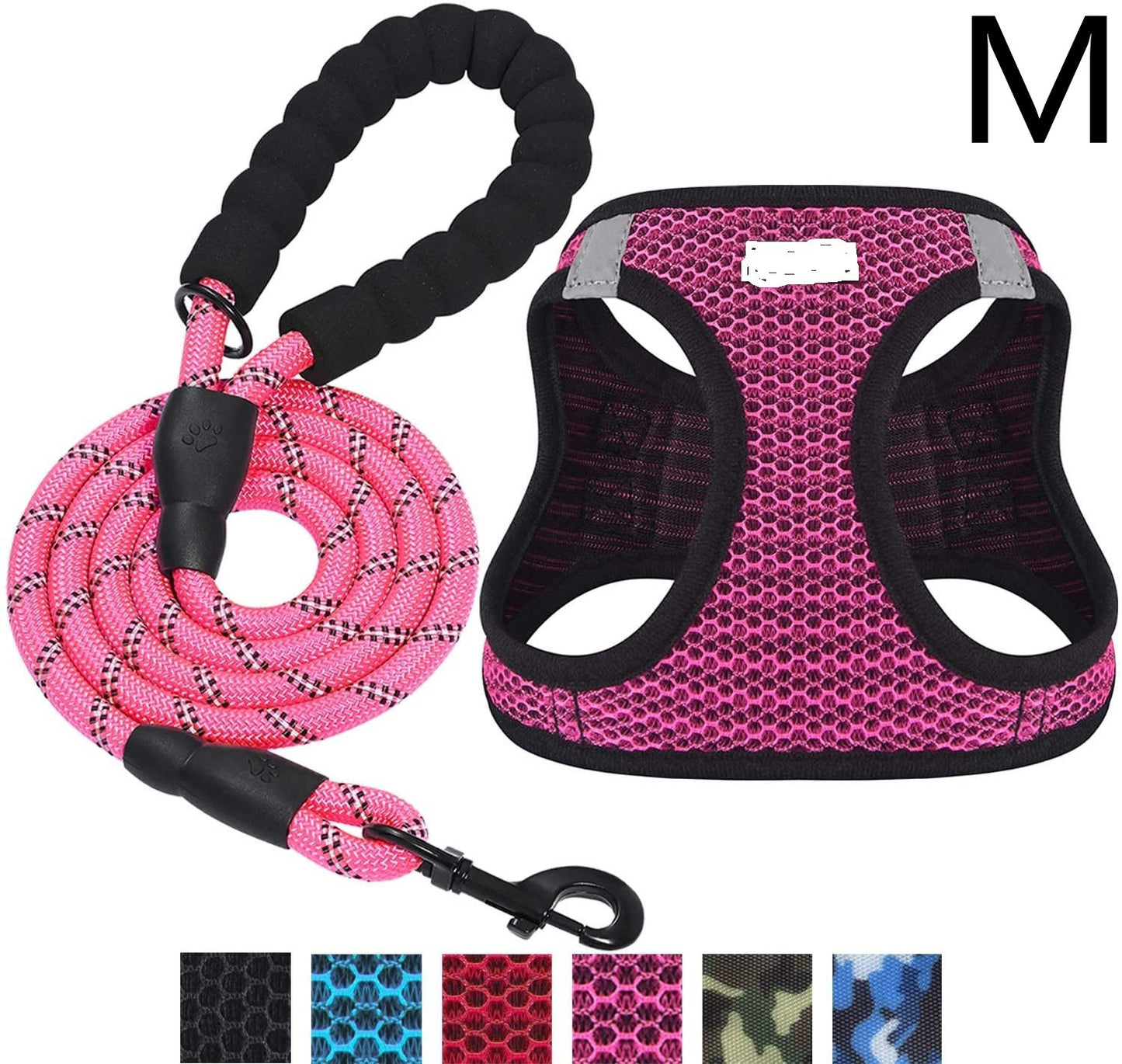 Reflective Pet Harness and Lesh