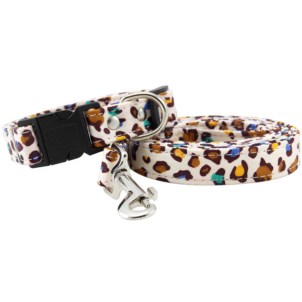 Pet Collar & Leash Set - USA/Jaguar