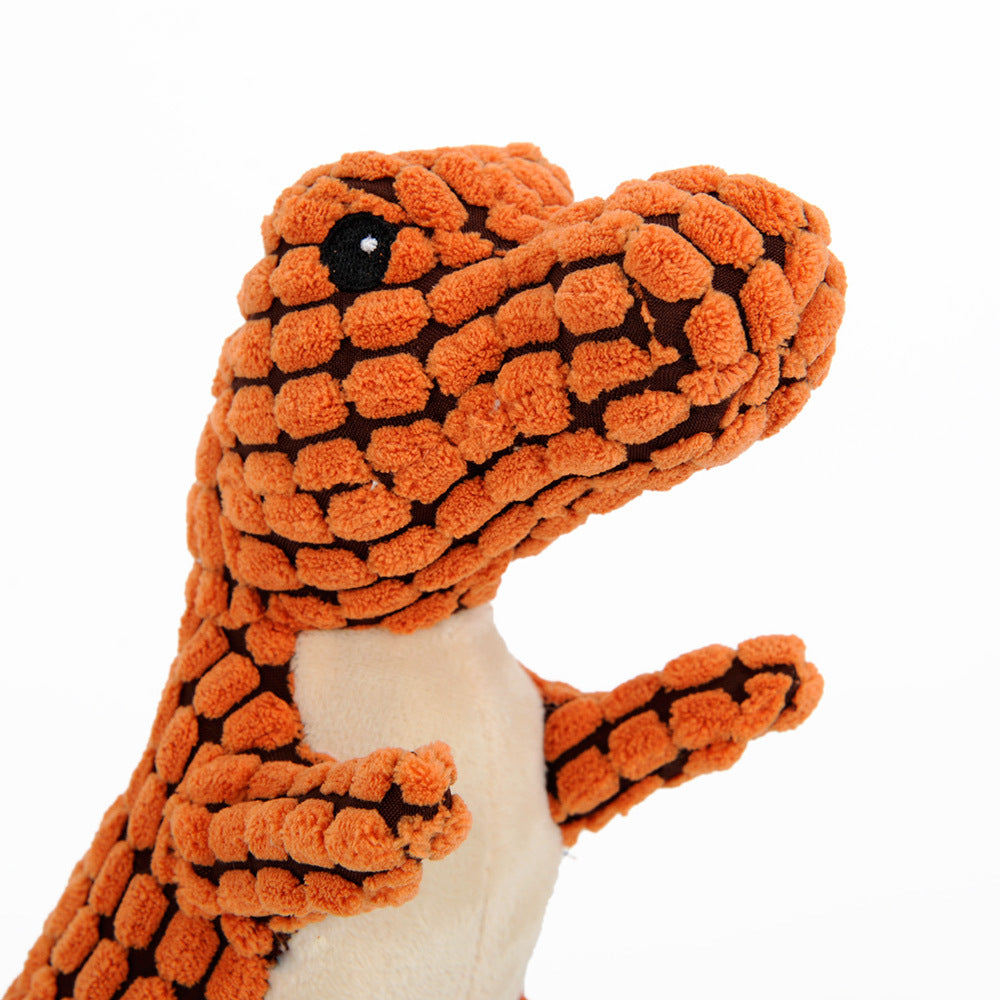 Dinosaur Squeaky Plush Chew Toy