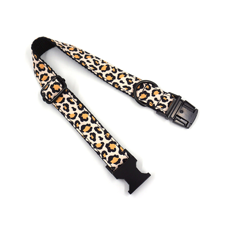 Dog Jaguar Collar & Leash Set