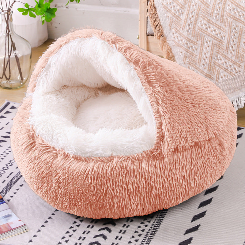 Deep Sleep Half-pack Plush Pet Bed